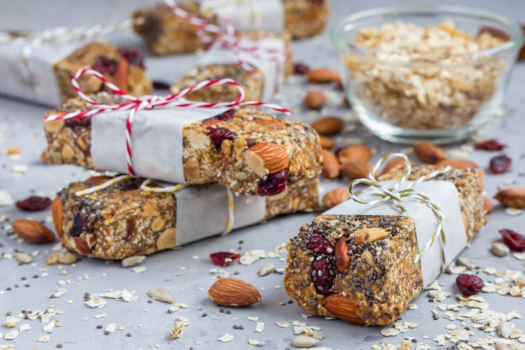 Homemade granola bars