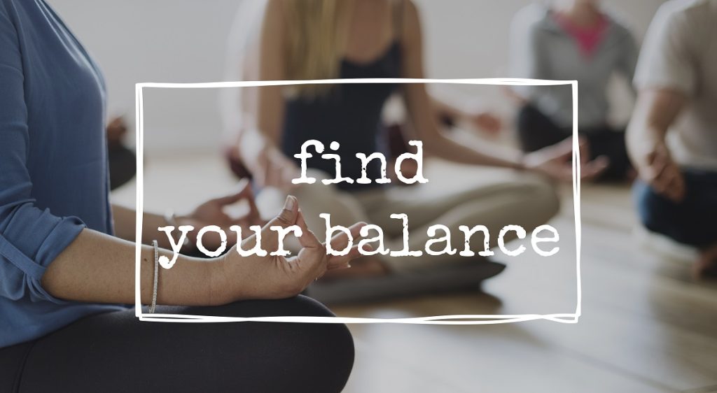 Balance as meditation benefit