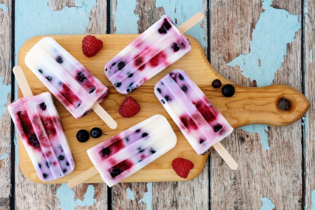 Yogurt popsicles