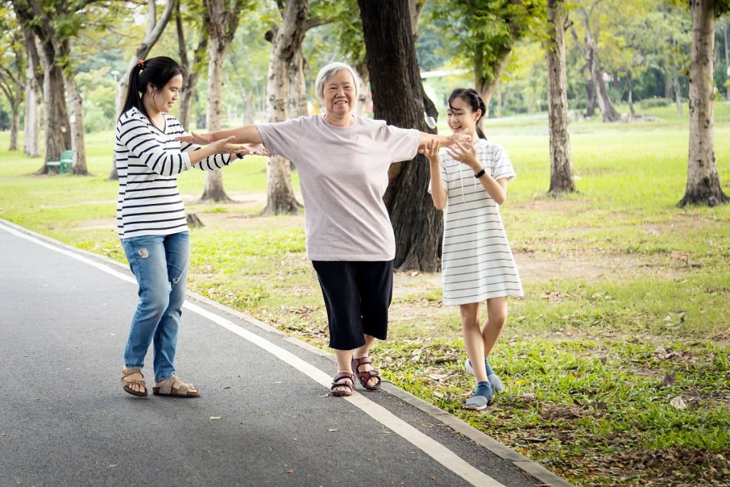 Walk straight line exercise