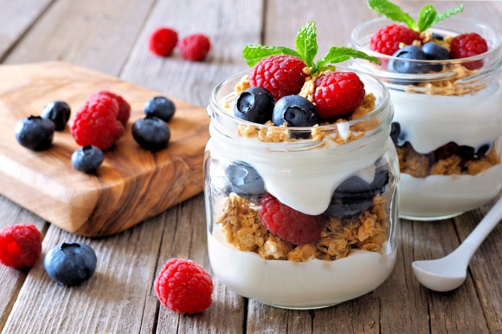 Greek yogurt parfait