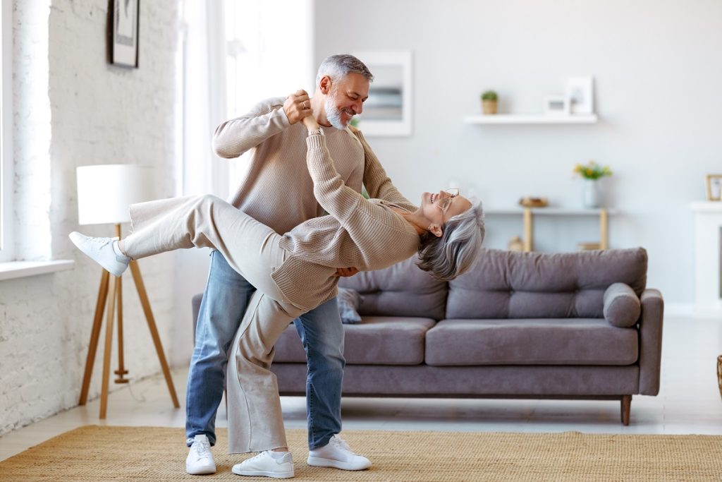 Seniors enjoying independent living