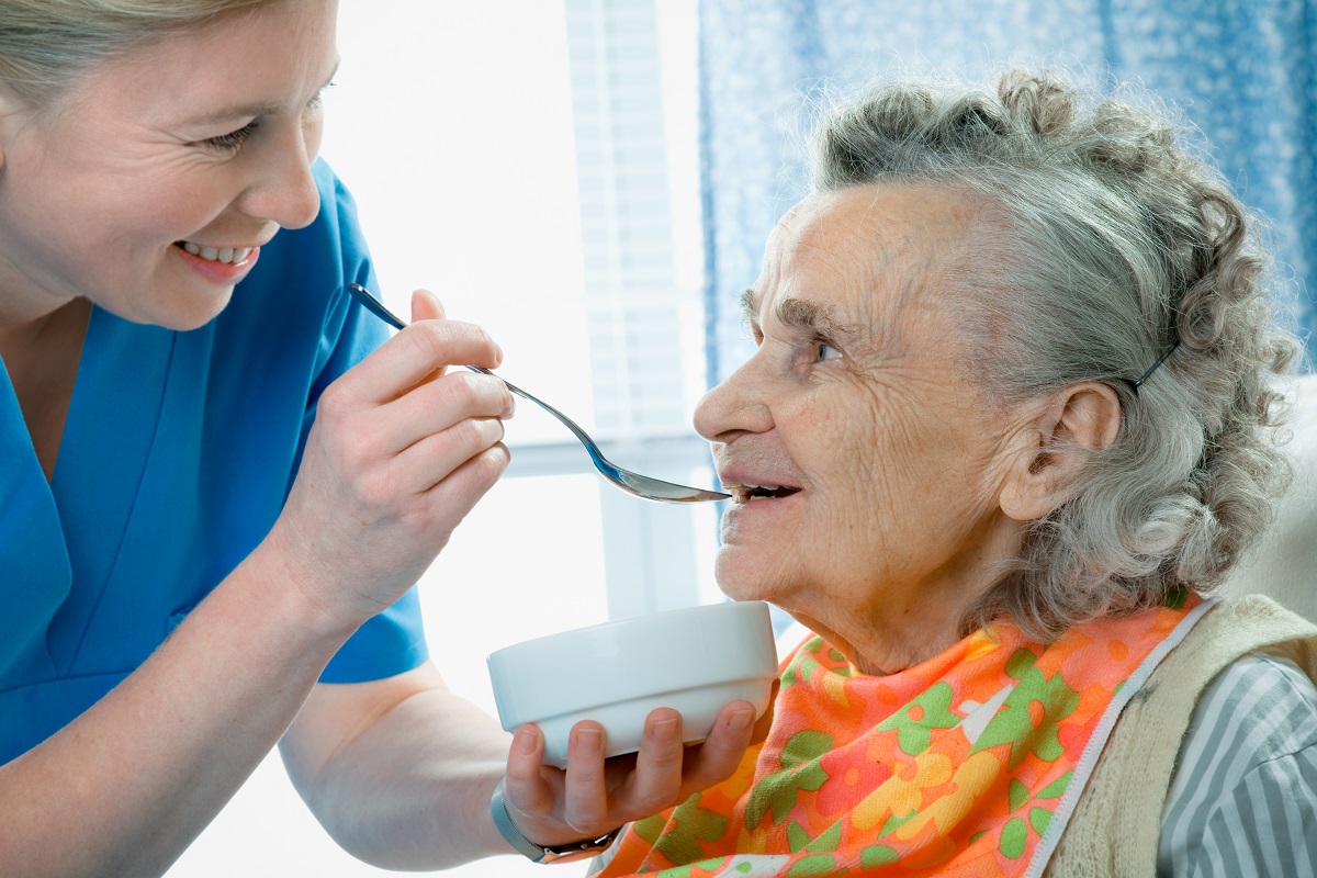 Feeding a senior