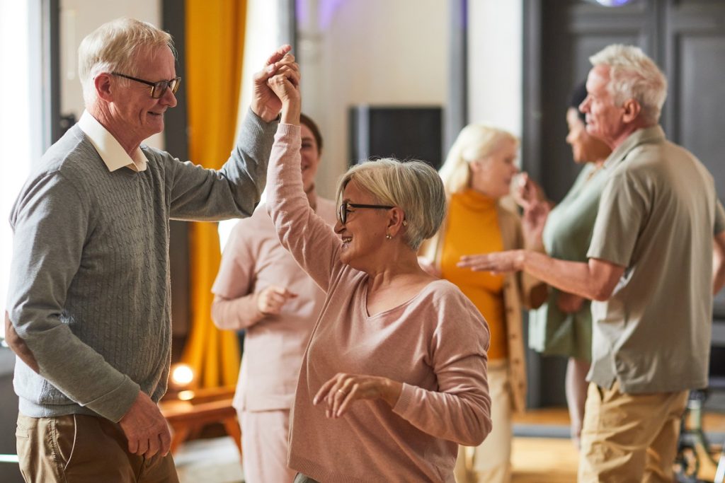 Dance in senior living community